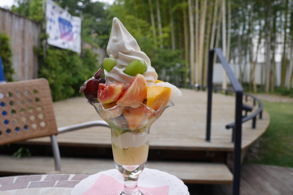 岡山市北区のパフェ