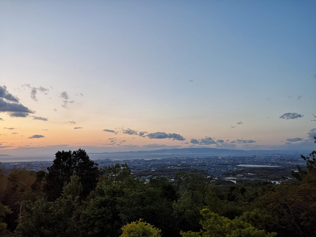 大阪府羽曳野市の夕暮れ 大阪府羽曳野市の夕暮れ