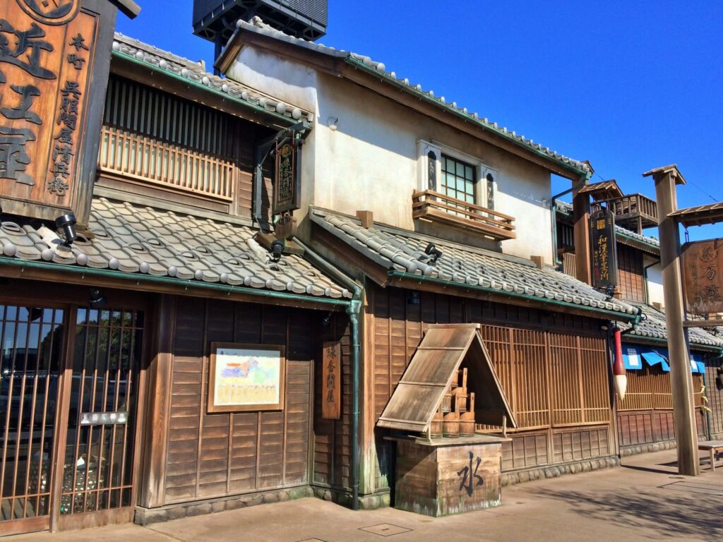 大阪市北区の江戸時代の町並み