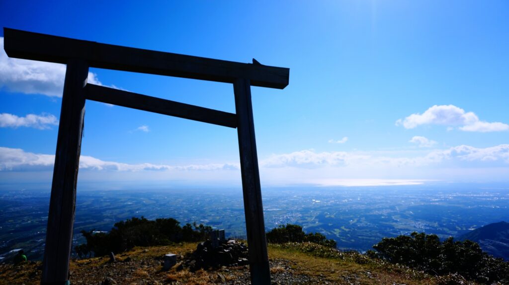 三重県鈴鹿市の入道岳からの景色