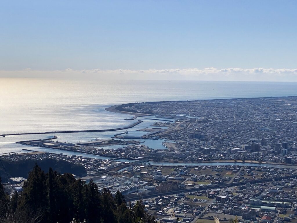 静岡県焼津市の高草山からの景色 静岡県焼津市の高草山からの景色