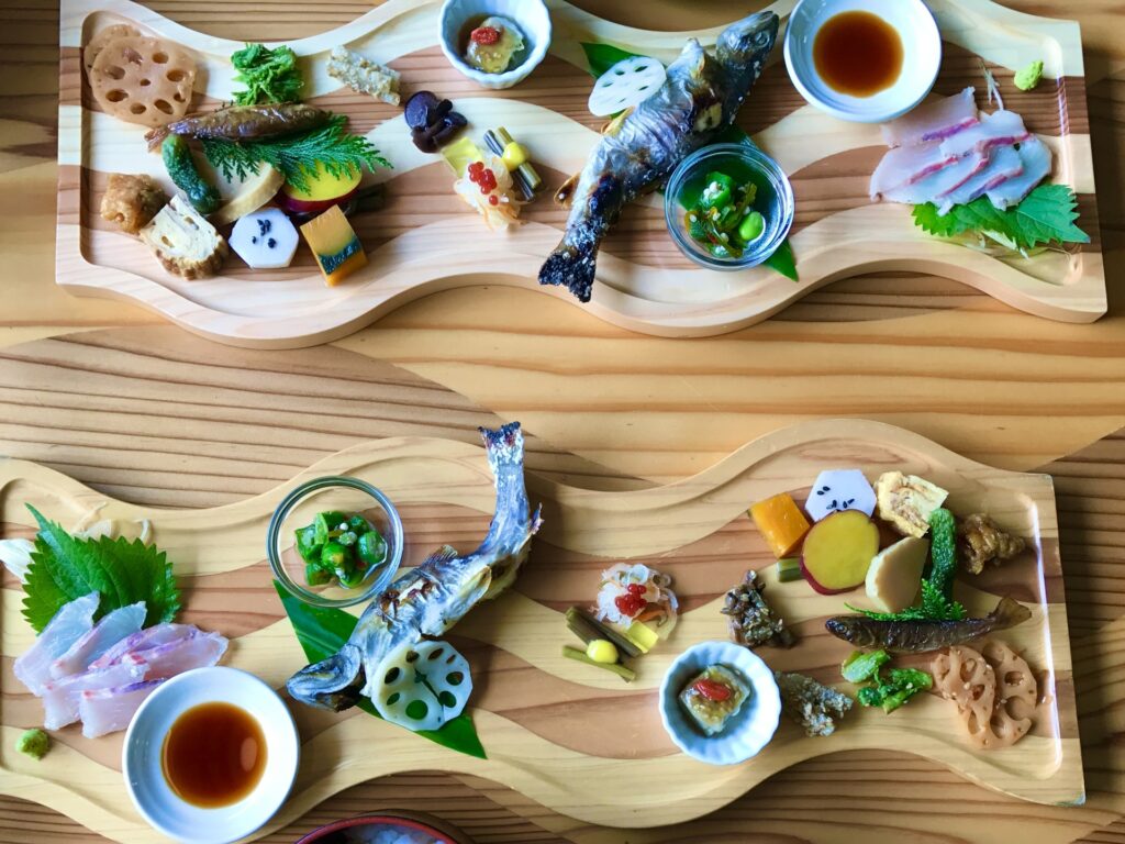 京都市右京区の嵐山川床料理