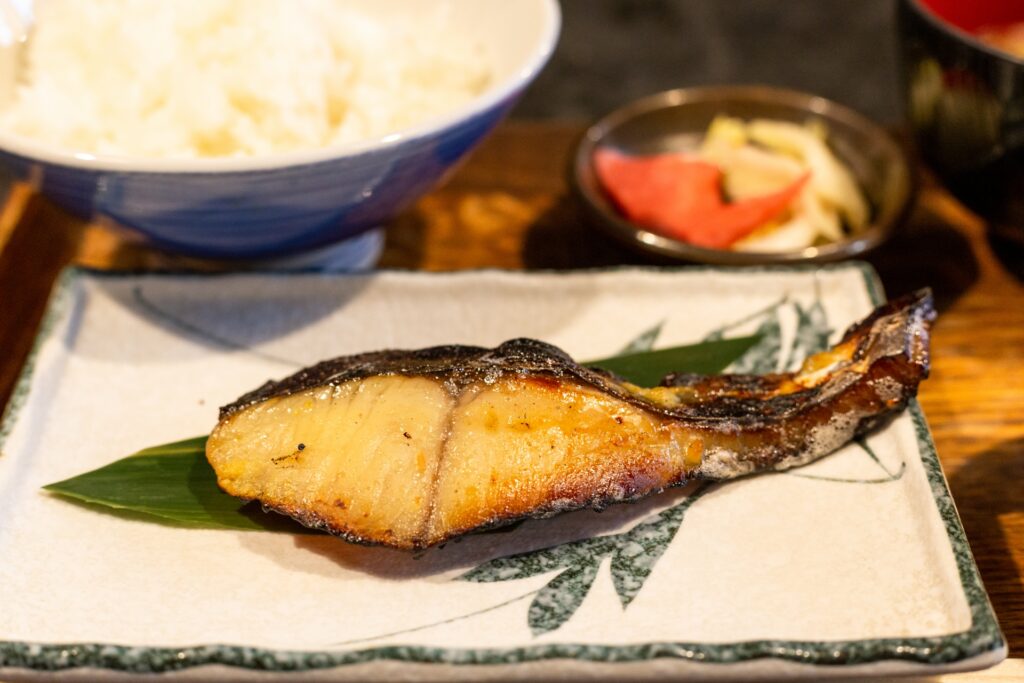 神奈川県藤沢市の銀ダラ定食
