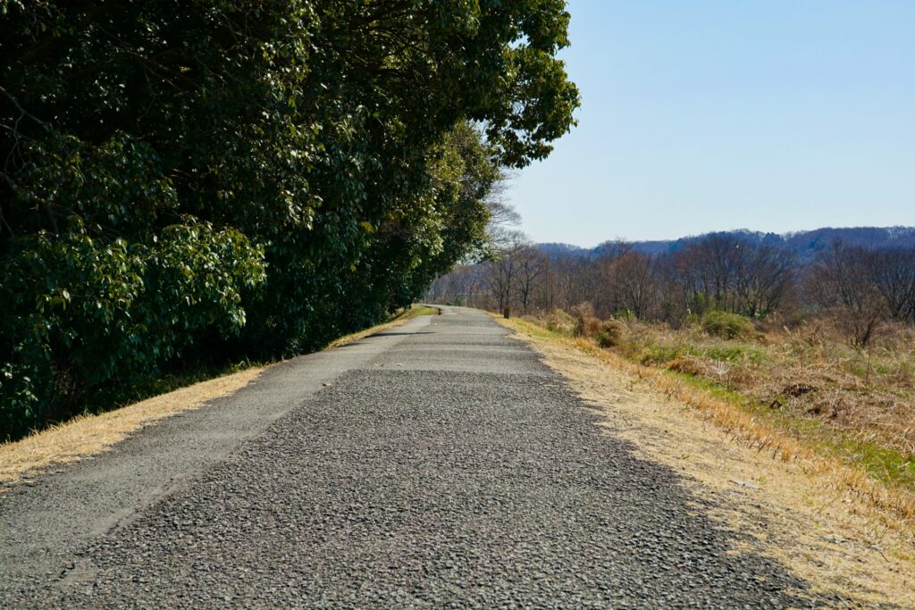 東京都昭島市のサイクリングロード