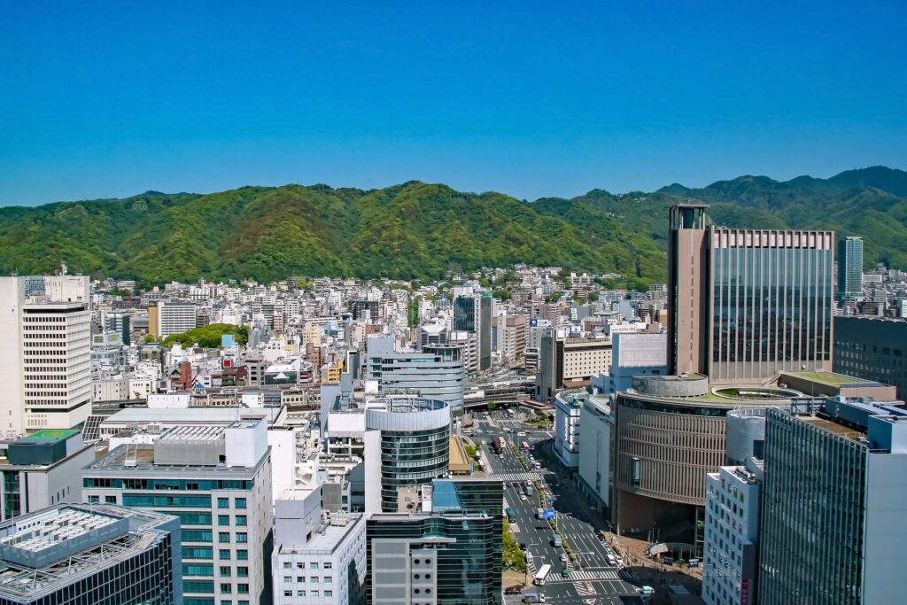 神戸市灘区の街並み