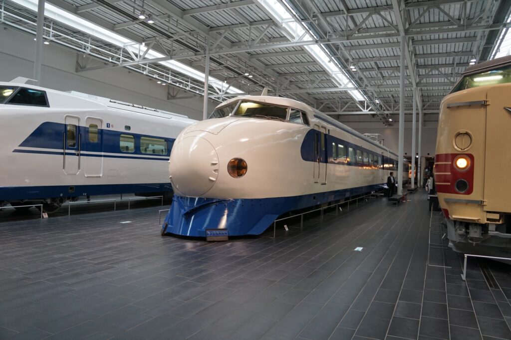愛知県名古屋市のリニア・鉄道館の展示車両