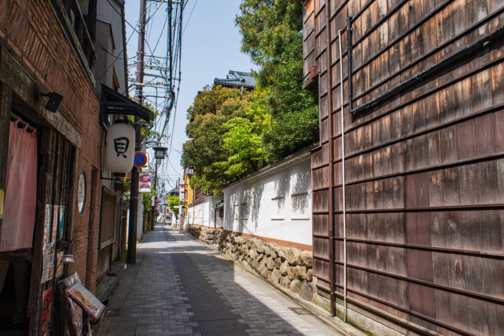 新潟市古町の料亭街