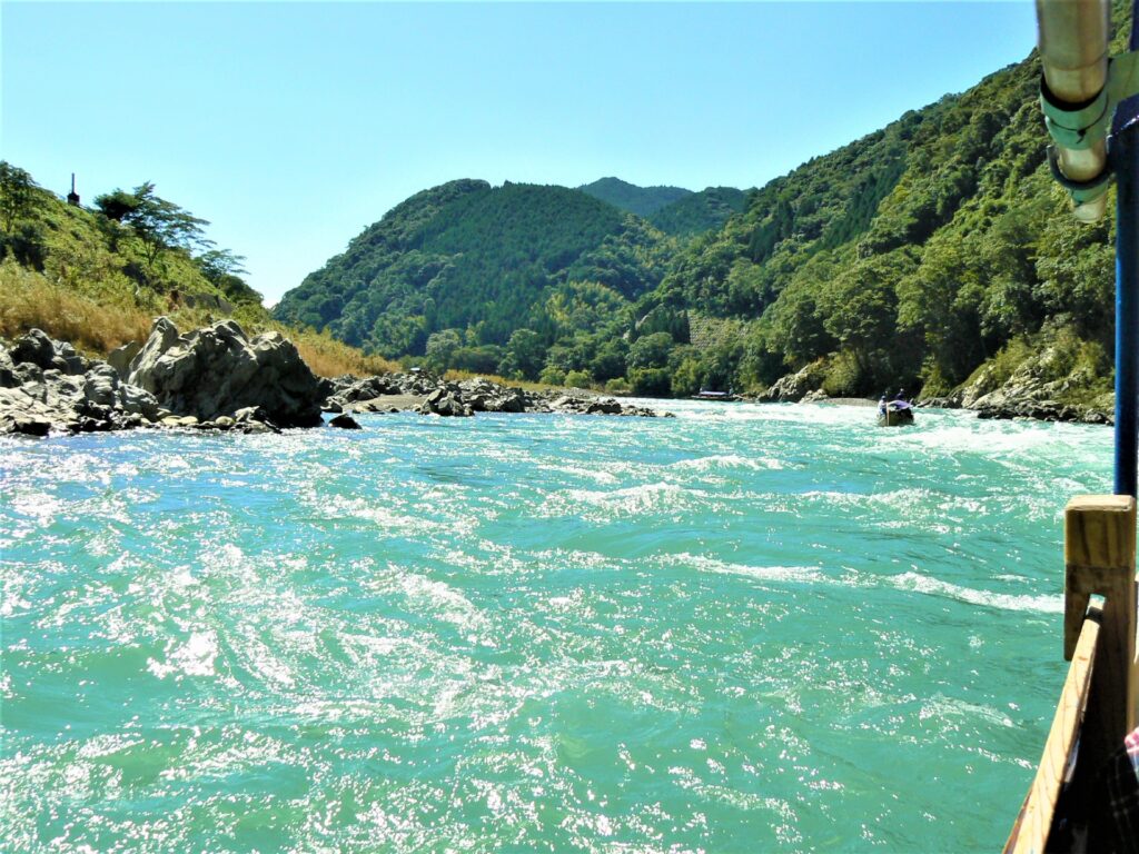 球磨川の流れ