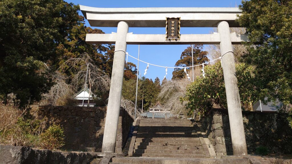 村山浅間神社の鳥居 富士宮市の村山浅間神社
