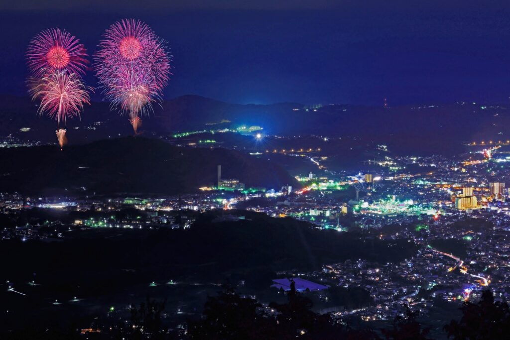 秦野市たばこ祭の花火大会