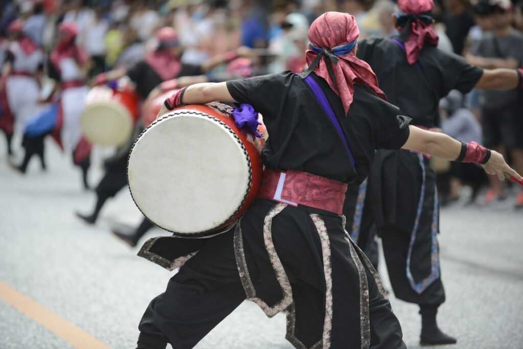 沖縄県沖縄市エイサー祭り
