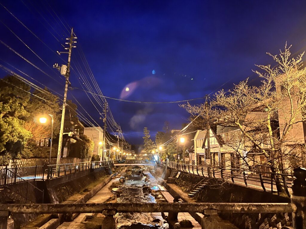 大阪府守口市の夜の街並み