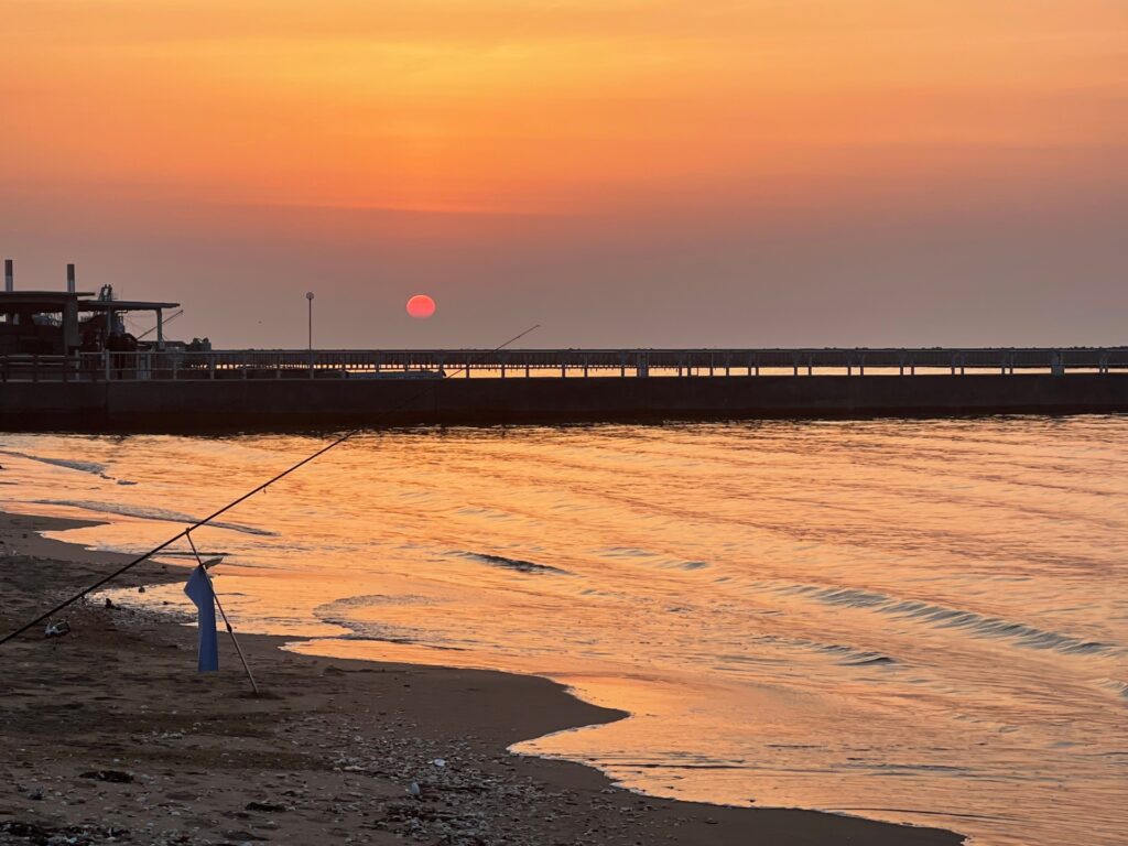 三重県鈴鹿市の海岸