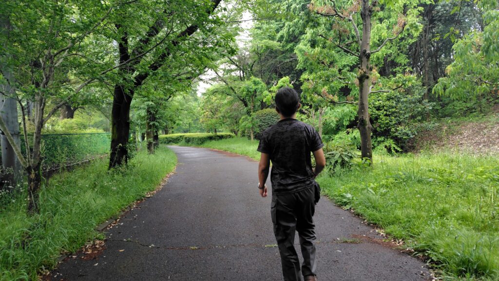 牧野ヶ池緑地で朝の散歩 名古屋市名東区の散策路