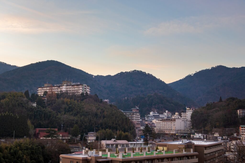 神戸市北区の六甲山と有馬温泉を一望する絶景