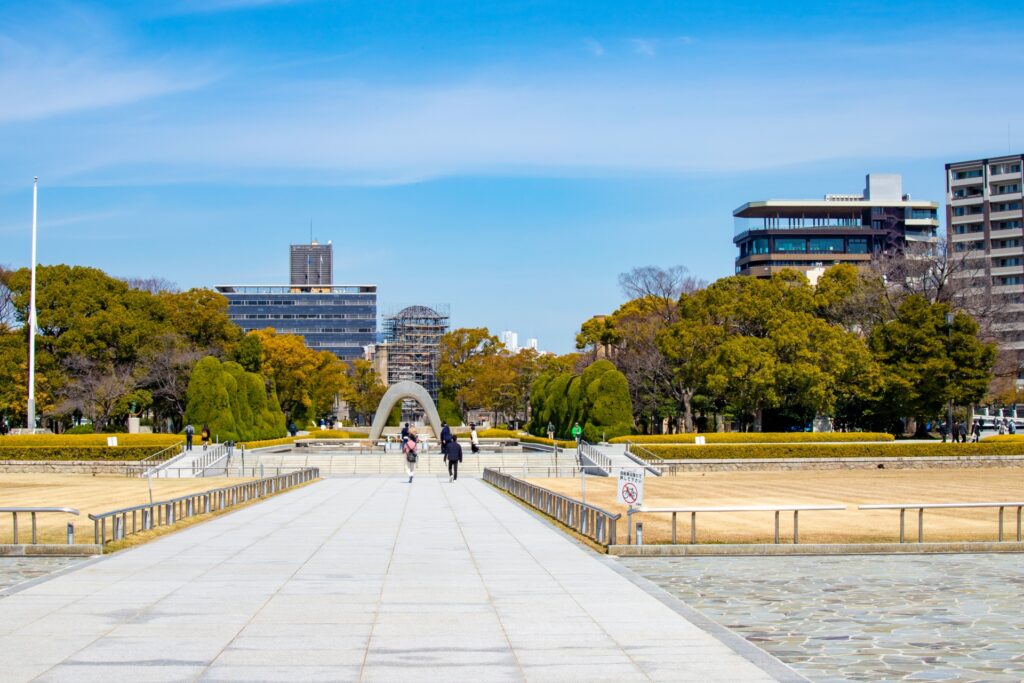 広島市中区の平和記念公園