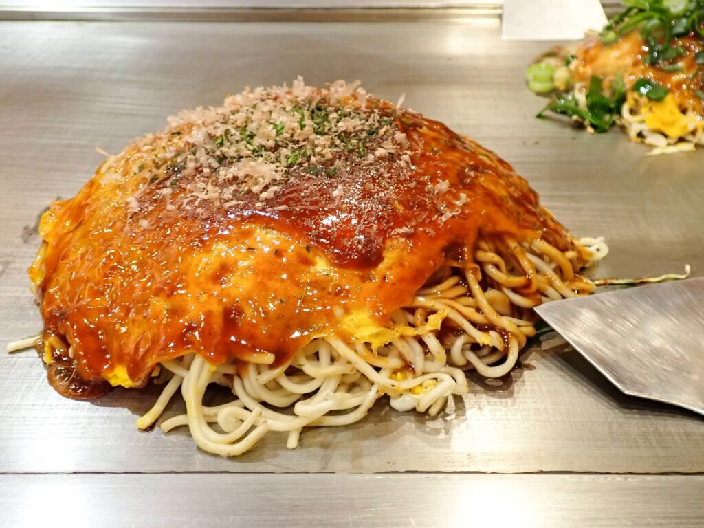 広島市安佐南区の広島風お好み焼き