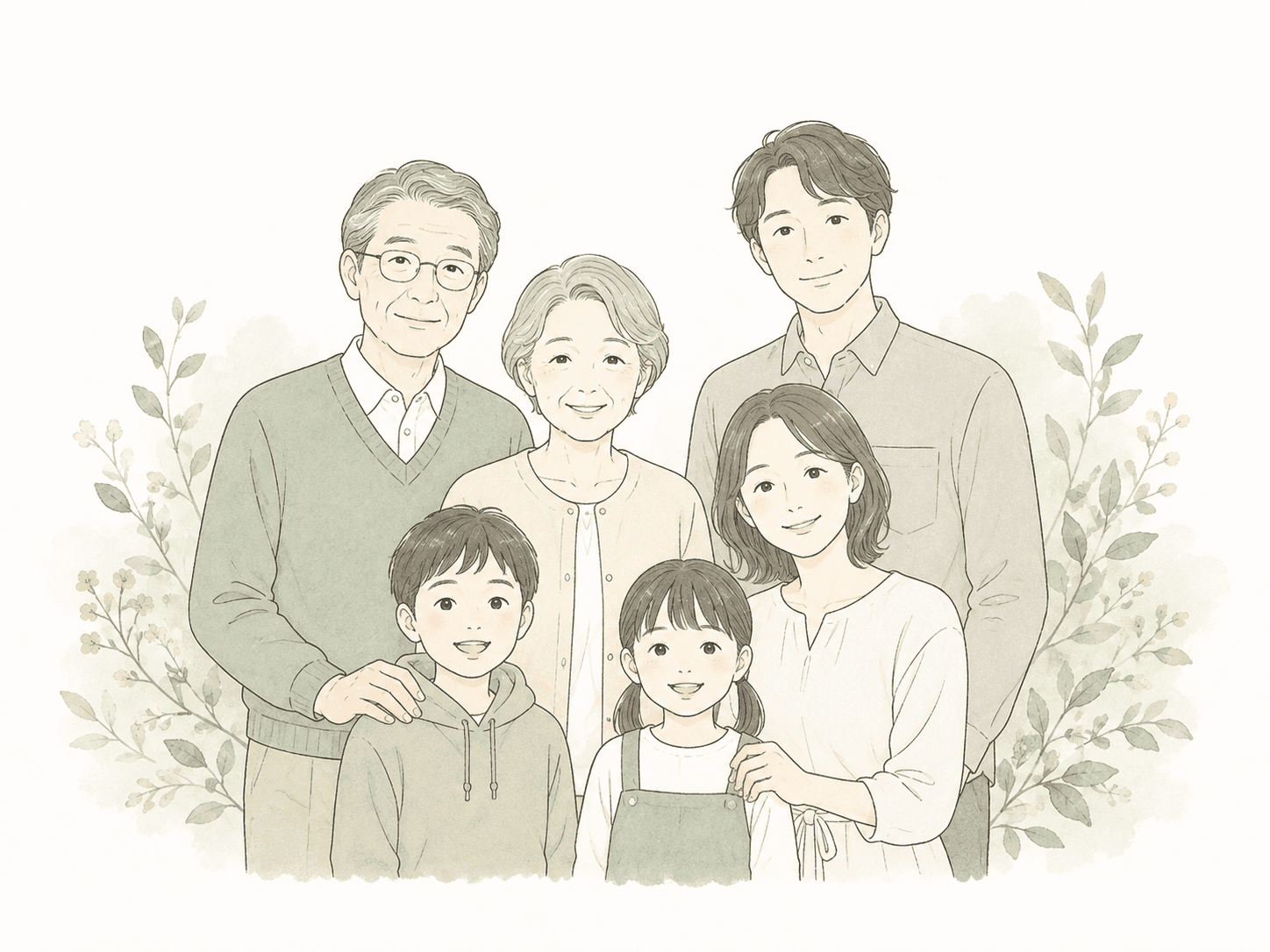 お墓参りに行くことが難しいご家族のイメージ