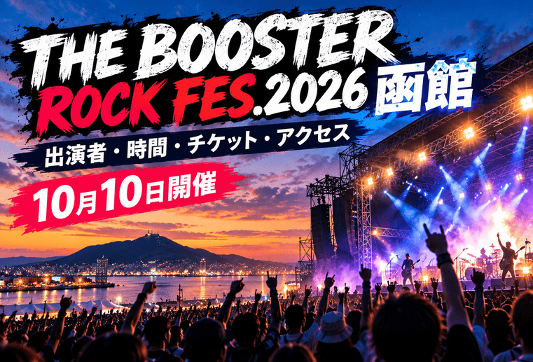 THE BOOSTER ROCK FES.2026函館
